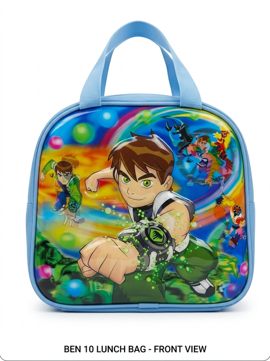 Ben 10 3D Print School Lunch Box Bag for Boys and Girls