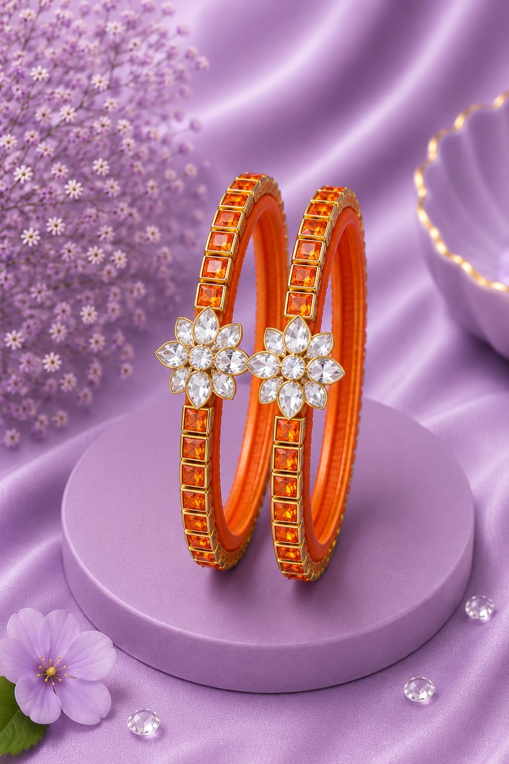 Premium Green Kundan Thread Bracelet for Women | Handmade Designer Jewellery 💜