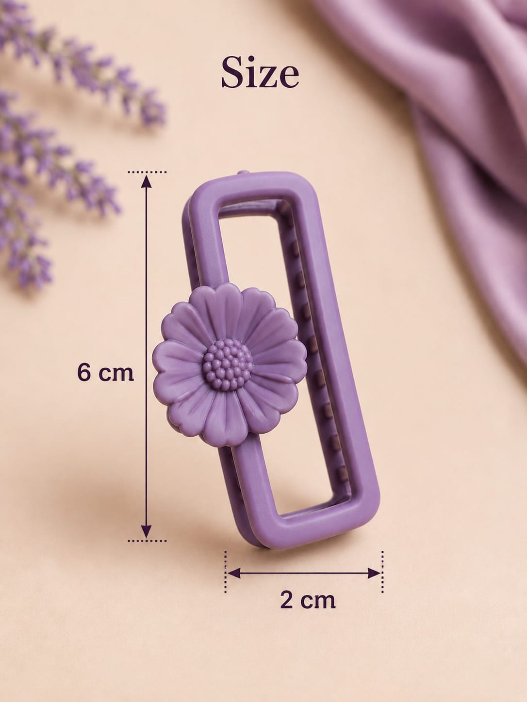 Beautiful Floral Hair Clip for Women | Cute Flower Claw Clip | 6 Colours Available